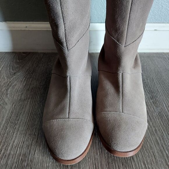 Sole Society Tiff Over The Knee Boots Taupe Size 8.5 - Picture 7 of 15